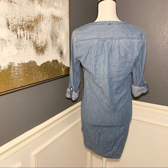 Express chambray denim shirt dress - Picture 4 of 4